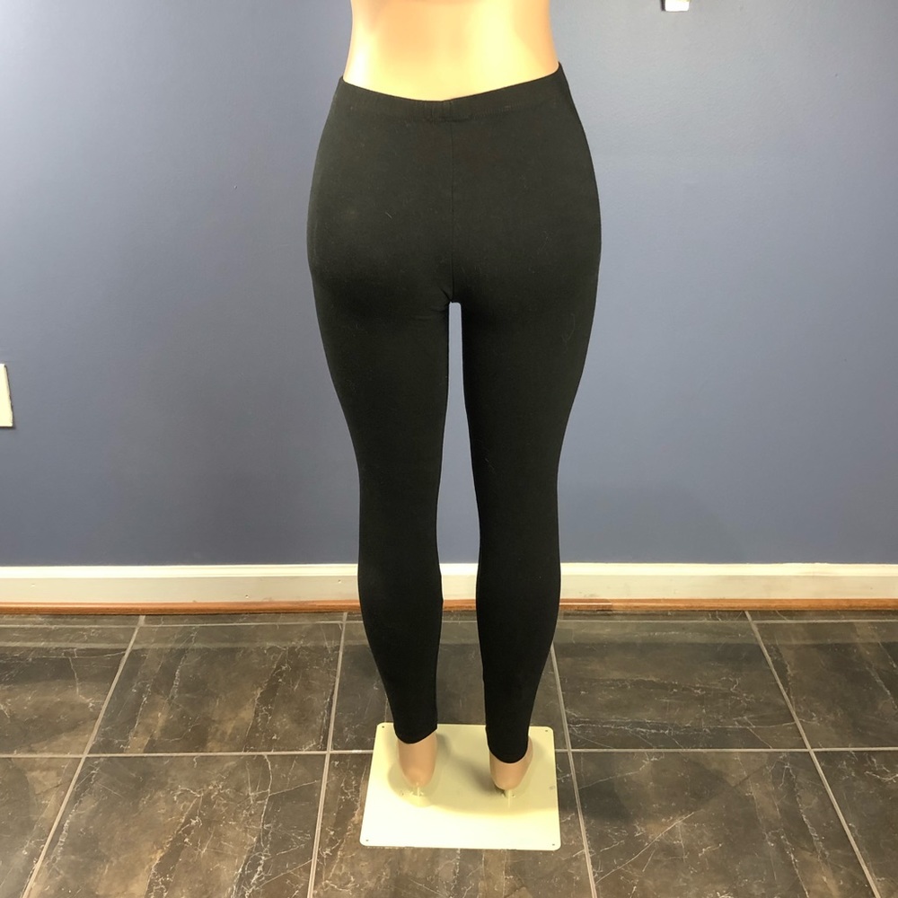 Fashion Nova Black Cut Out Leggings - Picture 4 of 8